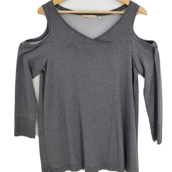 Soft Surroundings Womens Cortese Tunic Pullover Gray Soft Stretchy Size Medium - Picture 1 of 7